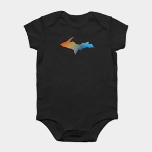 Low Poly U.P. Baby Bodysuit